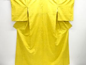 蝶模様織り出し手織り真綿紬着物